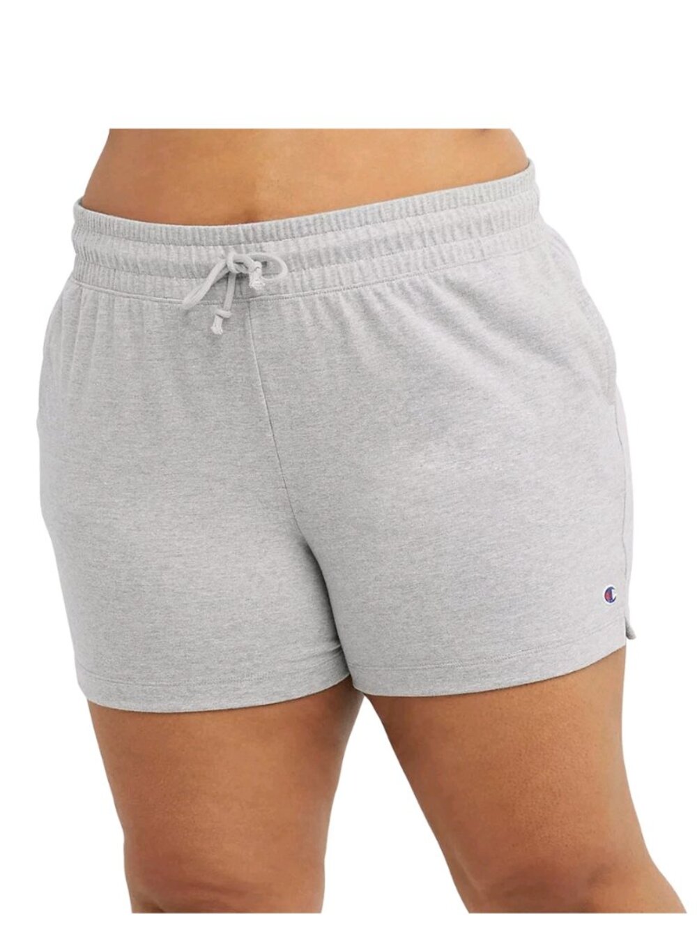 Champion Iconic Light Grey Heather Shorts - Picture 1 of 12